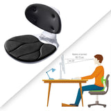 Maxbell Ergonomic Back Support Chair Portable Lumbar Support Posture Corrector Chair Black