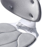 Maxbell Ergonomic Back Support Chair Portable Lumbar Support Posture Corrector Chair Gray