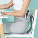 Maxbell Ergonomic Back Support Chair Portable Lumbar Support Posture Corrector Chair Gray
