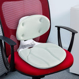 Maxbell Ergonomic Back Support Chair Portable Lumbar Support Posture Corrector Chair Light Green