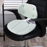 Maxbell Ergonomic Back Support Chair Portable Lumbar Support Posture Corrector Chair Light Green