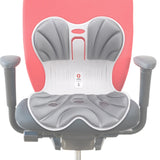 Maxbell Posture Correction Cushion Waist Support for Children Women Men Office Chair white