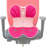 Maxbell Posture Correction Cushion Waist Support for Children Women Men Office Chair rose pink