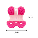 Maxbell Posture Correction Cushion Waist Support for Children Women Men Office Chair rose pink