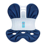 Maxbell Posture Correction Cushion Waist Support for Children Women Men Office Chair dark blue