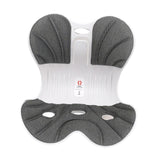 Maxbell Posture Correction Cushion Waist Support for Children Women Men Office Chair dark gray