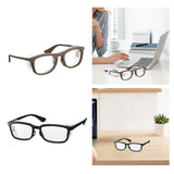 Maxbell Eyes Glasses Frame for Dry Eyes Classic Eyeglasses for Leisure Holiday Adult Black