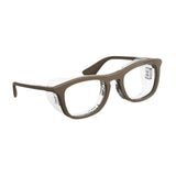 Maxbell Eyes Glasses Frame for Dry Eyes Classic Eyeglasses for Leisure Holiday Adult Brown