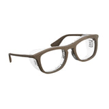 Maxbell Eyes Glasses Frame for Dry Eyes Classic Eyeglasses for Leisure Holiday Adult Brown