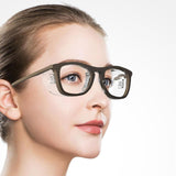 Maxbell Eyes Glasses Frame for Dry Eyes Classic Eyeglasses for Leisure Holiday Adult Brown