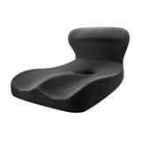 Maxbell Memory Foam Seat Cushion Student Pad Car Seat Back Support Sitting Chair Pillow Dark Gray