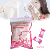 Maxbell Compressed Towels Cloth Portable Compressed Cotton Towel for Gym Home Hiking Pink