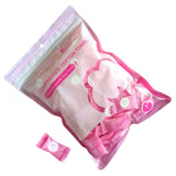 Maxbell Compressed Towels Cloth Portable Compressed Cotton Towel for Gym Home Hiking Pink