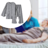 Maxbell Bedridden Patient Clothing Easy Wears Post Surgery Pants for Surgery Patients M