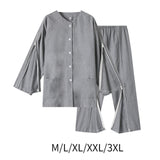 Maxbell Bedridden Patient Clothing Easy Wears Post Surgery Pants for Surgery Patients M