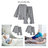 Maxbell Bedridden Patient Clothing Easy Wears Post Surgery Pants for Surgery Patients M