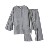 Maxbell Bedridden Patient Clothing Easy Wears Post Surgery Pants for Surgery Patients M