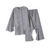 Maxbell Bedridden Patient Clothing Easy Wears Post Surgery Pants for Surgery Patients L
