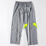 Maxbell Bedridden Patient Clothing Easy Wears Post Surgery Pants for Surgery Patients XXL