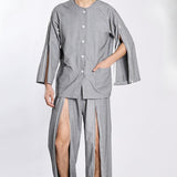 Maxbell Bedridden Patient Clothing Easy Wears Post Surgery Pants for Surgery Patients XXL