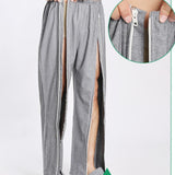 Maxbell Bedridden Patient Clothing Easy Wears Post Surgery Pants for Surgery Patients XXL