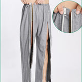 Maxbell Bedridden Patient Clothing Easy Wears Post Surgery Pants for Surgery Patients XXL