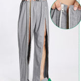 Maxbell Bedridden Patient Clothing Easy Wears Post Surgery Pants for Surgery Patients 3XL