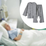 Maxbell Bedridden Patient Clothing Easy Wears Post Surgery Pants for Surgery Patients 3XL