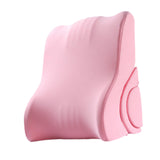 Maxbell Backrest Pillow Beds Backrest Reading Rest Pillow for Adult Sitting up in Bed pink