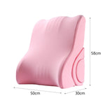 Maxbell Backrest Pillow Beds Backrest Reading Rest Pillow for Adult Sitting up in Bed pink