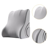 Maxbell Backrest Pillow Beds Backrest Reading Rest Pillow for Adult Sitting up in Bed gray