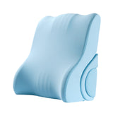 Maxbell Backrest Pillow Beds Backrest Reading Rest Pillow for Adult Sitting up in Bed blue