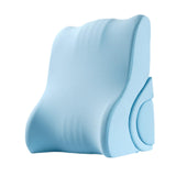 Maxbell Backrest Pillow Beds Backrest Reading Rest Pillow for Adult Sitting up in Bed blue