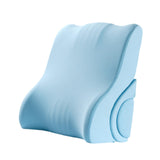 Maxbell Backrest Pillow Beds Backrest Reading Rest Pillow for Adult Sitting up in Bed blue