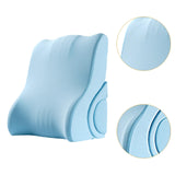 Maxbell Backrest Pillow Beds Backrest Reading Rest Pillow for Adult Sitting up in Bed blue