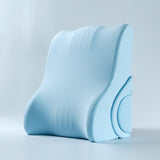 Maxbell Backrest Pillow Beds Backrest Reading Rest Pillow for Adult Sitting up in Bed blue