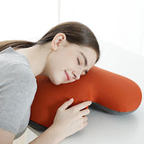 Maxbell Napping Sleeping Pillow Travel Napping Face Pillow for Computer Gaming Chair Red