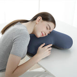 Maxbell Napping Sleeping Pillow Travel Napping Face Pillow for Computer Gaming Chair Blue