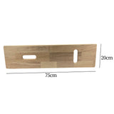 Maxbell Wooden Slide Transfer Board Seniors Slide Board for Wheelchair to Toilet Car 75cmx20cmx2cm