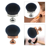 Maxbell Body Brush Compact Multifunctional Powder Brush for Buffing Contouring Women Argent