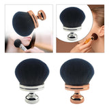 Maxbell Body Brush Compact Multifunctional Powder Brush for Buffing Contouring Women Argent