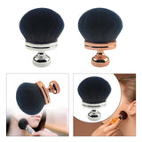 Maxbell Body Brush Compact Multifunctional Powder Brush for Buffing Contouring Women Argent