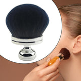 Maxbell Body Brush Compact Multifunctional Powder Brush for Buffing Contouring Women Argent