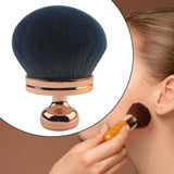 Maxbell Body Brush Compact Multifunctional Powder Brush for Buffing Contouring Women Rose Gold