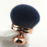 Maxbell Body Brush Compact Multifunctional Powder Brush for Buffing Contouring Women Rose Gold