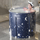 Maxbell Foldable Bathtub Bucket Keep Temperature for Adults Soaking Standing Bathtub M