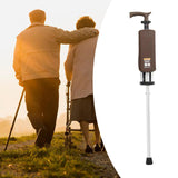 Maxbell Folding Cane Seat Three Legged Walking Cane with Stool for Seniors Women Men Coffee