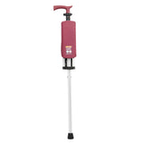 Maxbell Folding Cane Seat Three Legged Walking Cane with Stool for Seniors Women Men Red