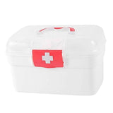 Maxbell Family First Aid Medical Box Dustproof with Handle First Aid Case Toy Travel