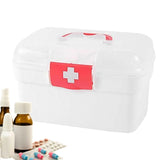 Maxbell Family First Aid Medical Box Dustproof with Handle First Aid Case Toy Travel